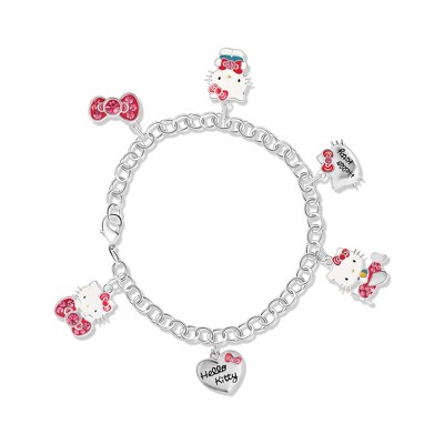 Lovely Cute Silver Hello Kitty Bracelet Hand Chain for Sale in Riverside,  CA - OfferUp