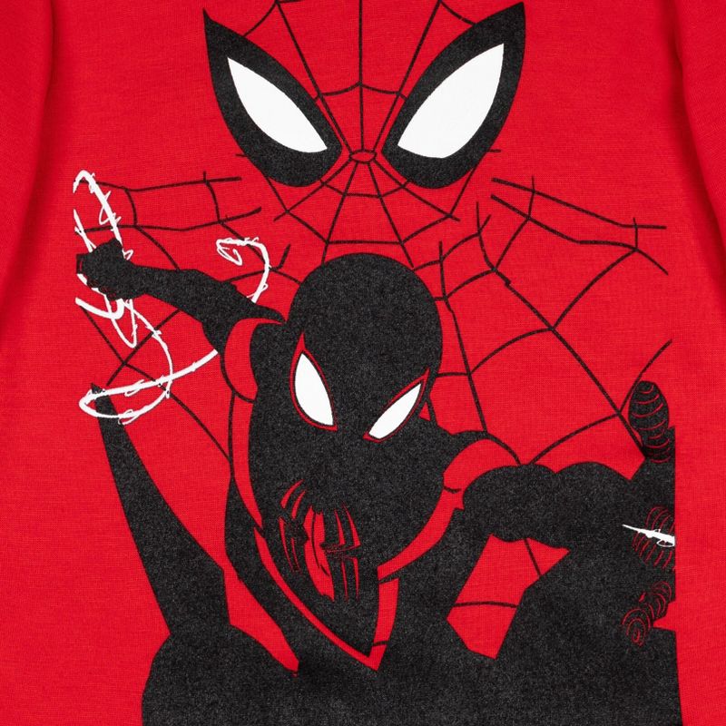 Marvel Spiderverse Spiderman Miles Morales Pullover Sweatshirt , 2 of 8