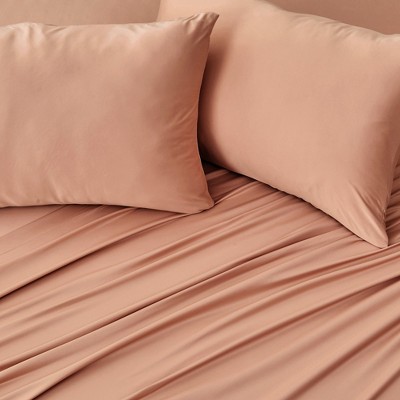 Twin Pink Ultra Soft Polyester Microfiber Bed Sheet Set