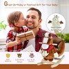Whisen Plush Rocking Horse with Lullaby Music, Safety Seat Belt and Handles, Rocking Horse Chair Toy Gift for 18-36 Months - Brown - 3 of 4