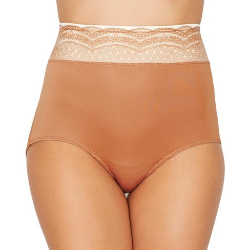 Warners® No Pinching No Problems® Dig-Free Comfort Waist with Lace  Microfiber Brief RS7401P - JCPenney