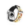 Cat Coquillette Peaches Green Leaves 42mm/44mm Silver Apple Watch Band - Society6 - 2 of 3