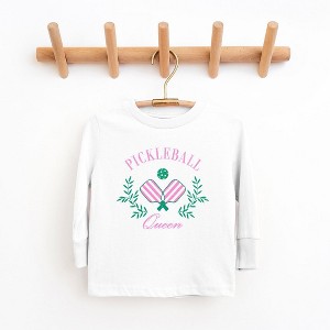 The Juniper Shop Pickleball Queen Youth Long Sleeve Tee - 1 of 3