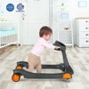 Infans 2-in-1 Baby Walker Foldable Activity Push Walker w/ Adjustable Height - 2 of 4