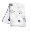 Baby Gift Set, Crib Sheet & Swaddle Newborn Gift Box, Woodland Theme - 4 of 4