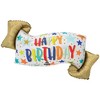 LoonBaloon 39 Inch Holographic Banner Birthday Balloon with 4 latex- Festive & Unique - 2 of 3