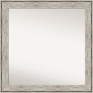 31" x 31" Square Wall Mirror with Crackled Frame, No Assembly - Amanti Art - 1 of 4