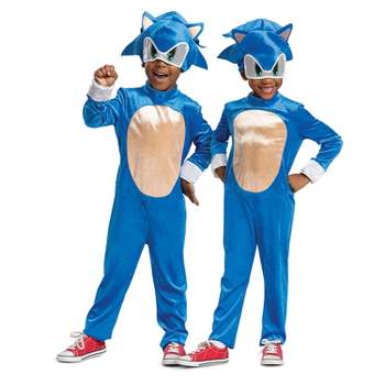 Toddler Boys' Sonic the Movie Sonic Jumpsuit Costume - 3T-4T - Blue