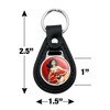 Wonder Woman Character Black Leather Keychain - 4 of 4