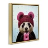 Stupell Industries Happy Panda Bear with Donut, 18" x 18" - 3 of 4