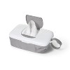 On-The-Go Wipes Dispenser with Diaper Pouch, Portable Wet Wipe Holder for Travel and Baby Careay - 2 of 4