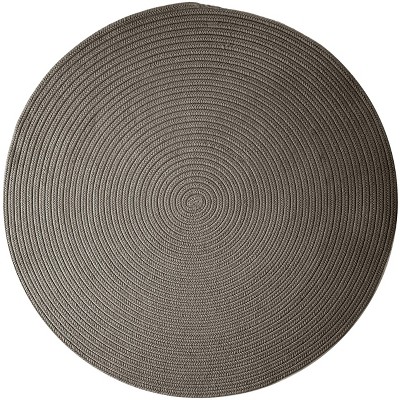 Colonial Mills Boca Raton - Gray 7 Ft round Round Rug Indoor/Outdoor 100% Polypropylene