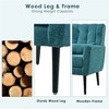 Sapphtopaz Modern Accent Chair Reading Upholstered Chair Indoor with 1 Lumbar Pillow Wood Leg for Living Room, Bedroom, Office - 4 of 4
