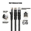 SANOXY Cables and Adapters; 1ft Cat6 550 MHz UTP Snagless Ethernet Network Patch Cable, Black - 2 of 4