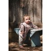 Deux par Deux Girl Organic Cotton Long Sleeve Romper Neutral Purple - 2 of 4