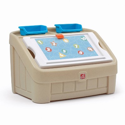 2-in-1 Toy Box & Art Lid™ - Mint from Step2