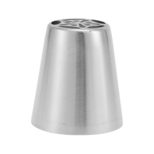 Unique Bargains Piping Tip 304 Stainless Steel Silver Tone 0.98"x1.46"x1.65" 1 Pcs - 1 of 3