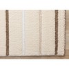 Rug Branch Contemporary Stripes, Tonal/Solid Cream Indoor Area Rug - 4 of 4