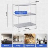 Stainless Steel Shelves, 3/4/5 Tier Storage Shelf, Heavy Duty Shelving for Kitchen Garage Office Restaurant Warehouse - 2 of 4
