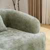 VASIP L-Shaped Sectional Sofa,Green Chenille Modular Couch – High-Density Foam, Space-Saving Design for Apartment & Living Room - 4 of 4