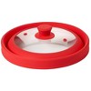 Bezrat Microwave Glass Plate Cover Lid - Vented and Collapsible - 3 of 3