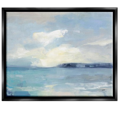 Stupell Industries Abstract Ocean View LandscapeFloater Canvas Wall Art