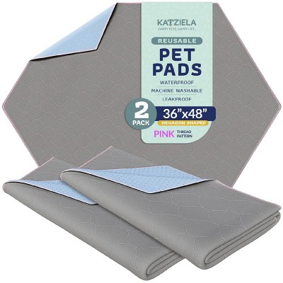 Washable Pet Pads Super Absorbent Waterproof Reusable Pee Pads for Dogs, Washable Puppy Pads for Potty Training, Housebreaking Washable Hexagon Shape