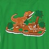 Boy's Jurassic World Gingerbread Dinosaur Island T-Shirt - image 2 of 4