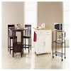 Microwave Cart - Black - Room Essentials™: Utility Storage with Locking Wheels, 34" Height - image 2 of 2