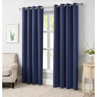 Saro Lifestyle Saro Lifestyle Solid Blackout Window Curtains (Set of 2)
