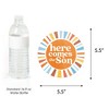 Big Dot of Happiness Here Comes The Son Baby Shower Decor, Sun Shaped Party Decorations, DIY Boy Boho Sprinkle Celebration Essentials - Set of 20 - 4 of 4