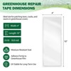 EAGLE PEAK Greenhouse Repair Tape 4”x10”, Heavy Duty Clear Waterproof Patch Kit - 3 of 4