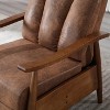 NicBex Modern Accent Chair Armchair Lounge Chair with Wood Frame Comfy Chair for Living Room, Bedroom, Office - 4 of 4