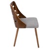 Trevi Mid Century Modern Dining Chair - Gray - LumiSource - image 2 of 4