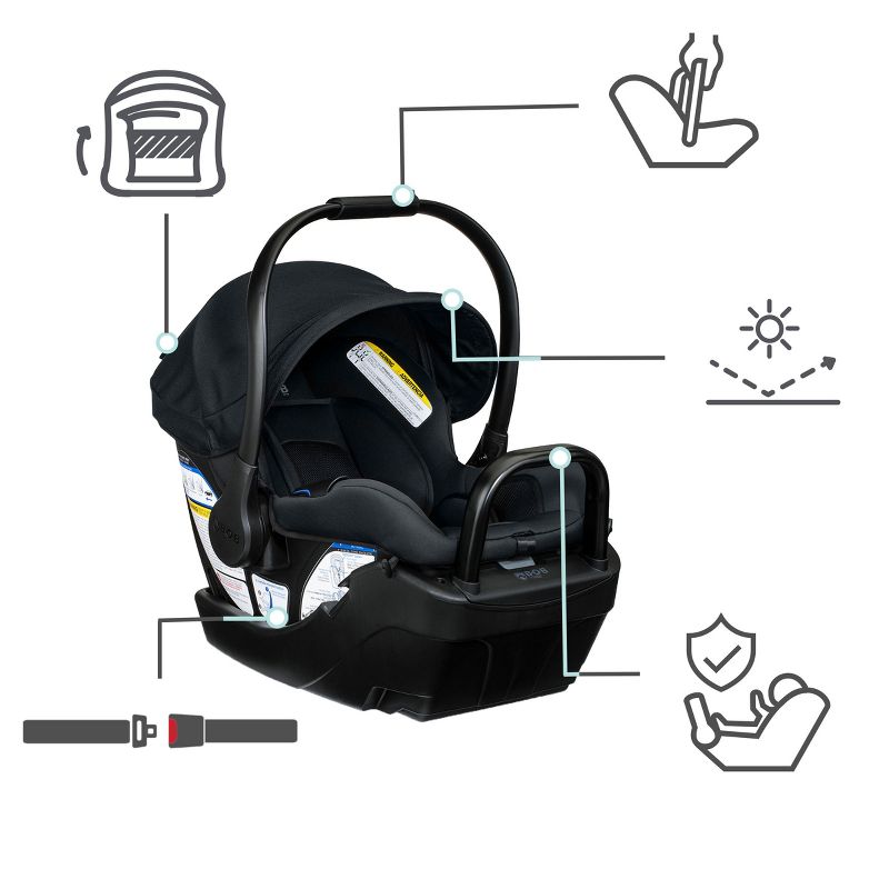 BOB Gear Wayfinder Travel System - Infant Car Seat and Stroller Combo - Nightfall, 4 of 10