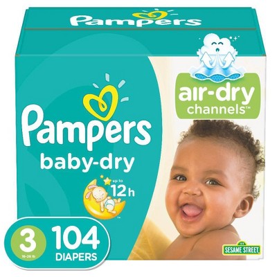 Pampers Baby Dry Diapers Super Pack 