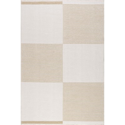 Nuloom Moxie Geometric Reversible Pet Friendly Premium Machine Washable Area Rug