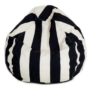 Majestic Home Goods Small Bean Bag Vertical Stripe - 1 of 4