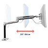 Ergotron Desk Mount for Flat Panel Display Polished Aluminum 45360026 - 3 of 4
