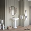Hunter 5" Gablecrest Wall Light Distressed White Finish 2-Bulb Sconce for Farmhouse Chic Style - 2 of 2