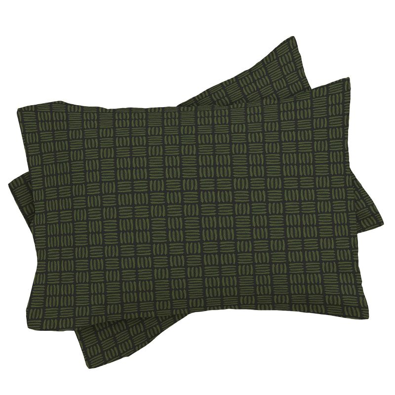 Pine Needle Checkered Duvet Set - Deny Designs, 4 of 8