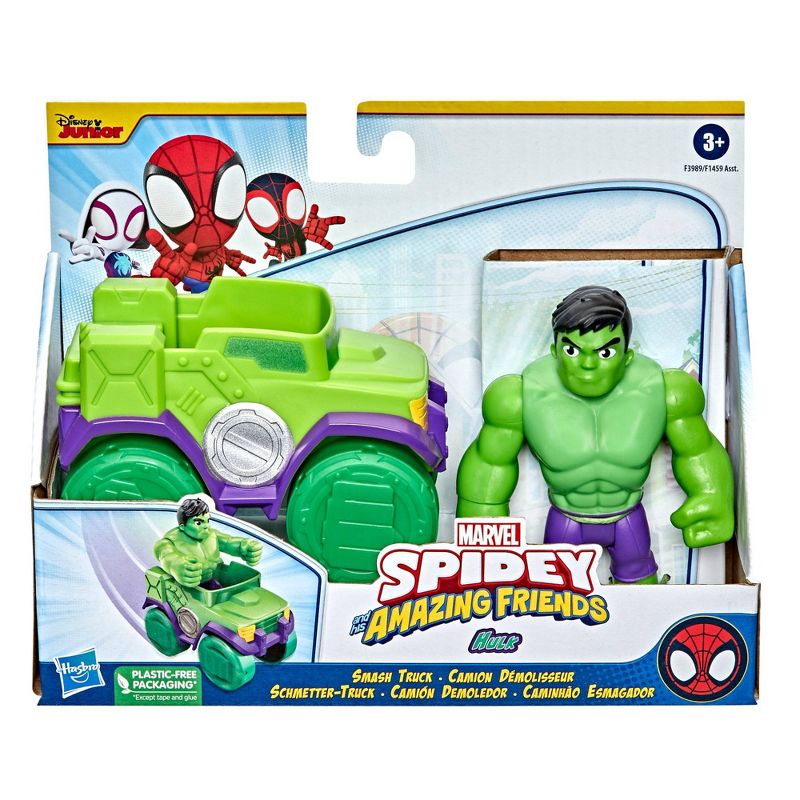 Marvel Spidey and His Amazing Friends Hulk Smash Truck, 3 of 11