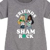 Girls' - Barbie - Clover Power Graphic Short Sleeve Fleece Dress - 2 of 3