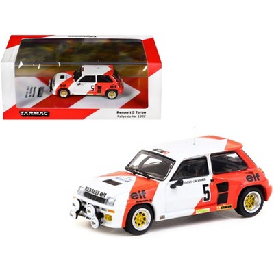Renault 5 Turbo #5 Alain Prost - Jean-Marc Andrie "Rallye du Var" (1982) "Hobby64" Series 1/64 Diecast Model by Tarmac Works