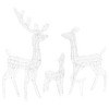Reindeer Family Warm White Acrylic Large Reindeer Family Oblong - 4 of 4