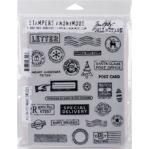 Tim Holtz Acrylic Stamping Grid Blocks 9/pkg : Target