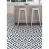 FloorPops 10ct 12"x12" Atlas Peel and Stick Floor Tiles Assorted Blues: Water-Resistant Vinyl Mosaic Flooring - 2 of 4