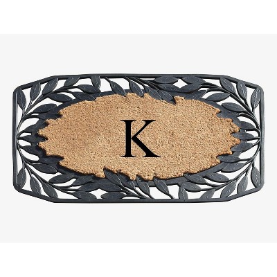 A1HC Natural Coir Doormat for Outdoor Entrance, Anti-Shed Treated Durable Front Door Mat 23x38