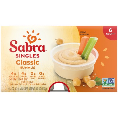 Sabra Classic Hummus Singles - 12oz/6ct