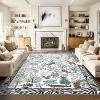 Jungle Rug – Washable, Non-Slip, Animal Print, Low Pile Accent Carpet for Living Room, Bedroom, Nursery, Kids Playroom - 2 of 4